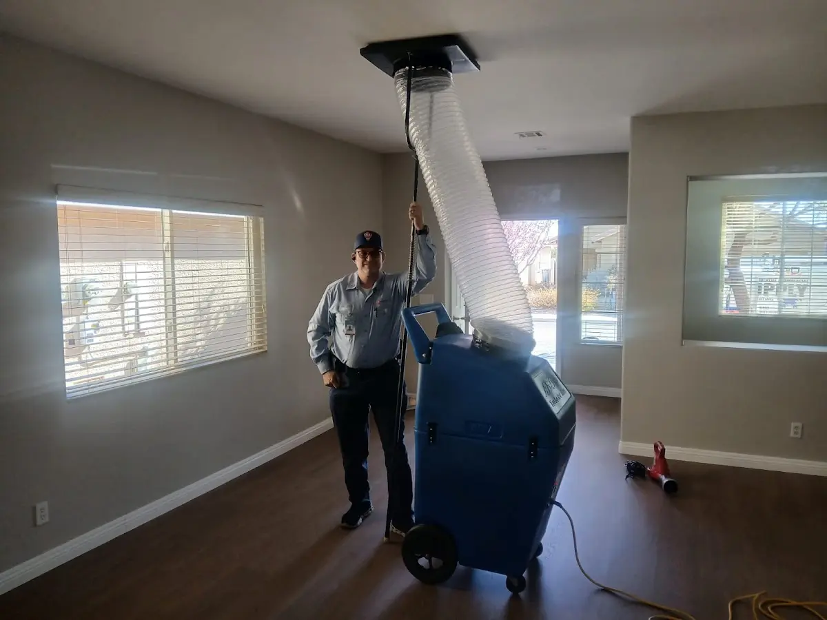 Professional Dryer Vent Cleaning work inside a Richfield home